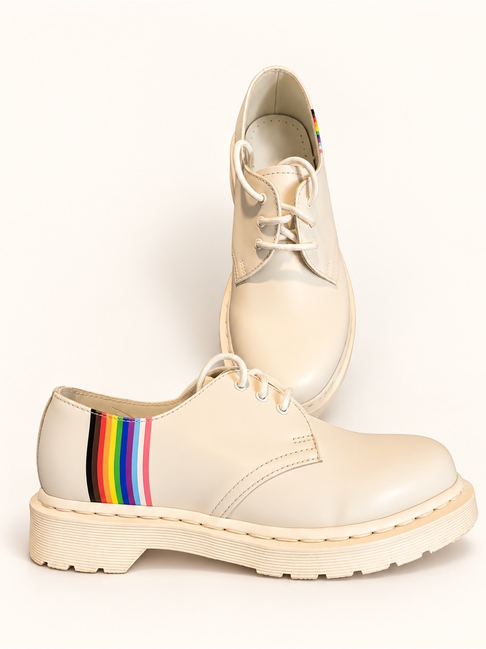 Dr. Martens 1461 For Pride White Mono Women Size 8
